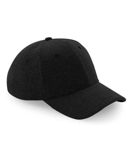 Beechfield Jersey Athleisure Baseball Cap - BLK - ONE